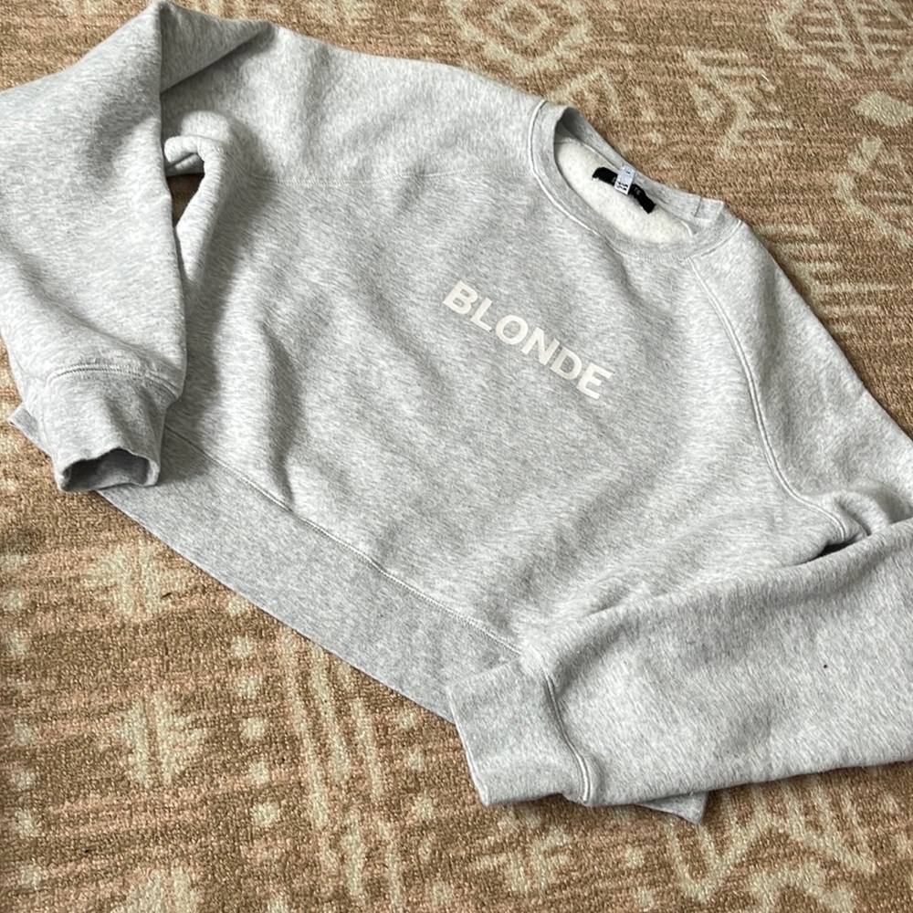 Brunette The Label Gray Sweatshirt